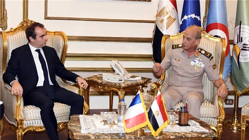 شاهد| وزير الدفاع يلتقى نظيره الفرنسي لبحث العلاقات بين البلدين