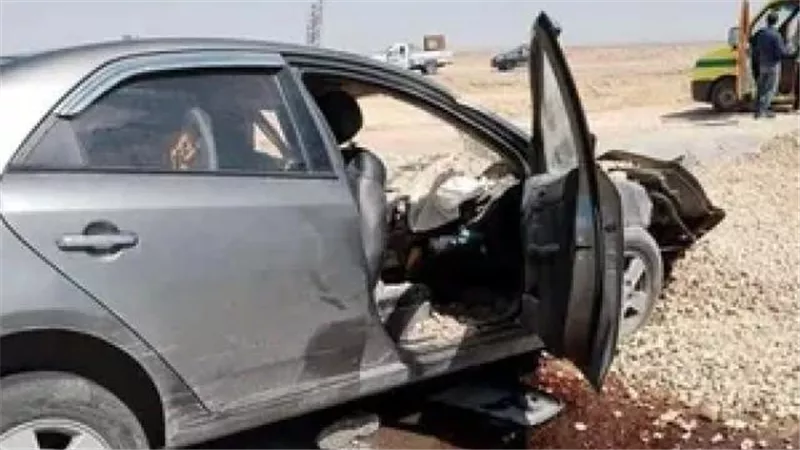 إصابة 4 أشحاص إثر انقلاب سيارة ملاكى فى المنصورة الجديدة