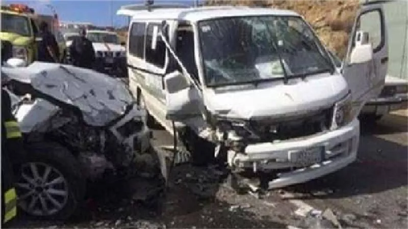 إصابة 9 أشخاص إثر حادث تصادم سيارتين فى منشأة القناطر