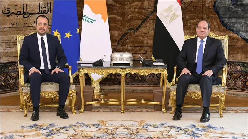 ملف الطاقة تصدر الأجندة.. تفاصيل لقاء الرئيس السيسى بنظيره القبرصى 