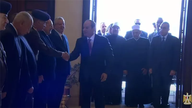 الرئيس السيسي يصل مقر احتفالية وزارة الأوقاف بليلة القدر