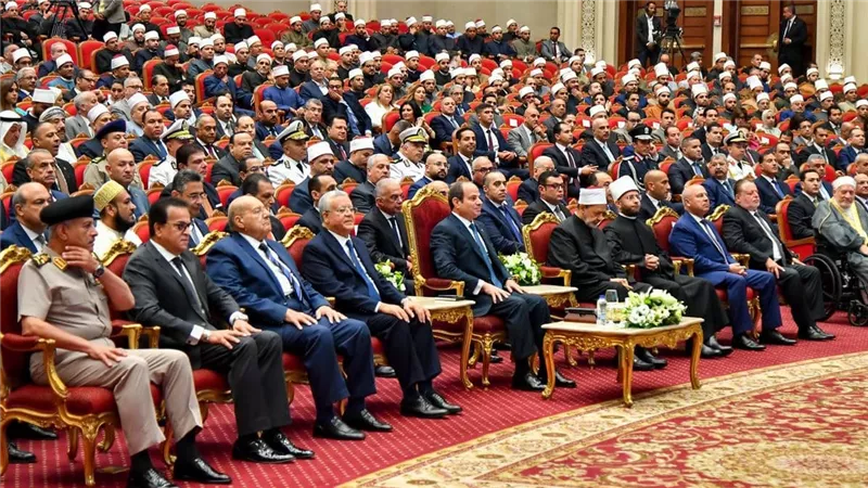 الرئيس السيسي يشهد احتفال وزارة الأوقاف بالمولد النبوي الشريف
