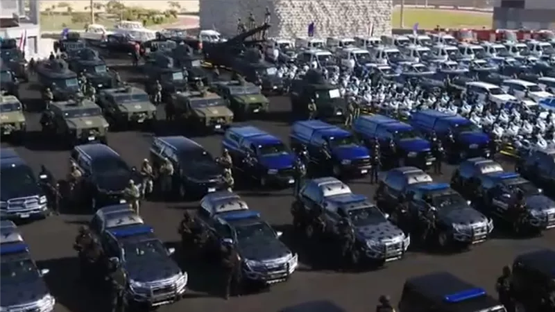 انتشار أمنى على مستوى الجمهورية لتأمين احتفالات رأس السنة.. فيديو