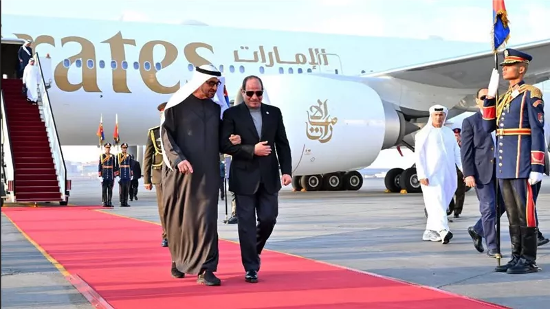 لقاء أخوي ومأدبة إفطار.. الرئيس السيسي يستقبل الشيخ محمد بن زايد رئيس الإمارات