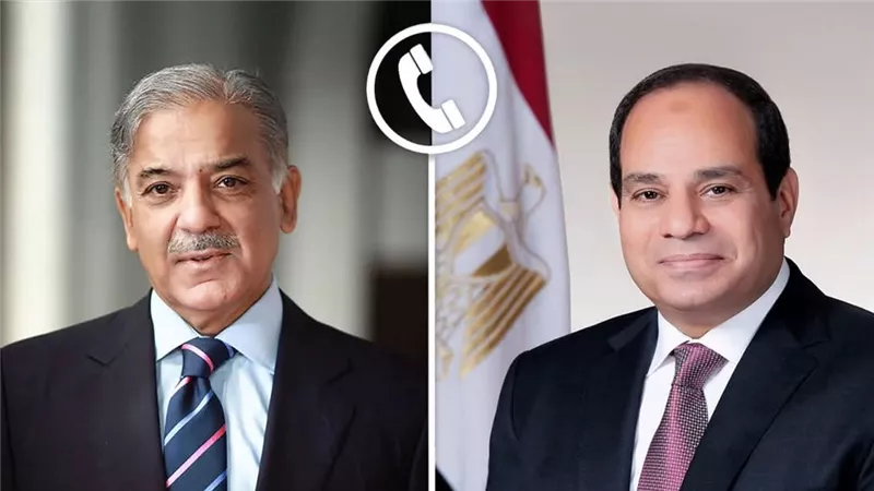 الرئيس السيسي يتلقى اتصالًا هاتفيًا من رئيس الوزراء الباكستاني 
