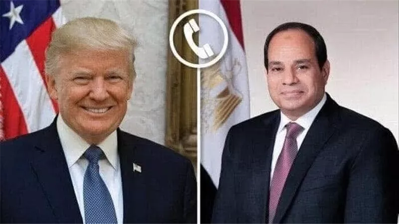 الرئيس السيسي يتلقى إتصالًا هاتفيًا من نظيره الأمريكي