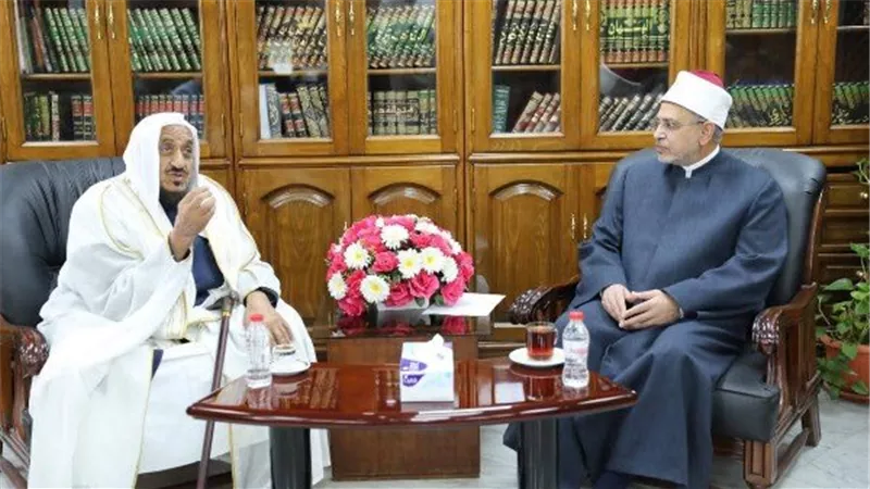 رئيس جامعة الأزهر يستقبل الدكتور عبد الله المصلح رئيس المركز الدولي لأبحاث الإعجاز العلمي