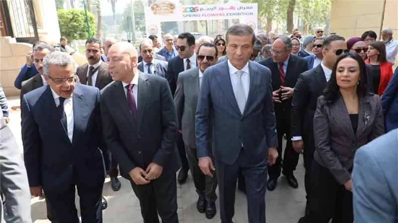 محافظ القاهرة ووزيرا الزراعة والتضامن يفتتحون معرض زهور الربيع في دورته الـ 93