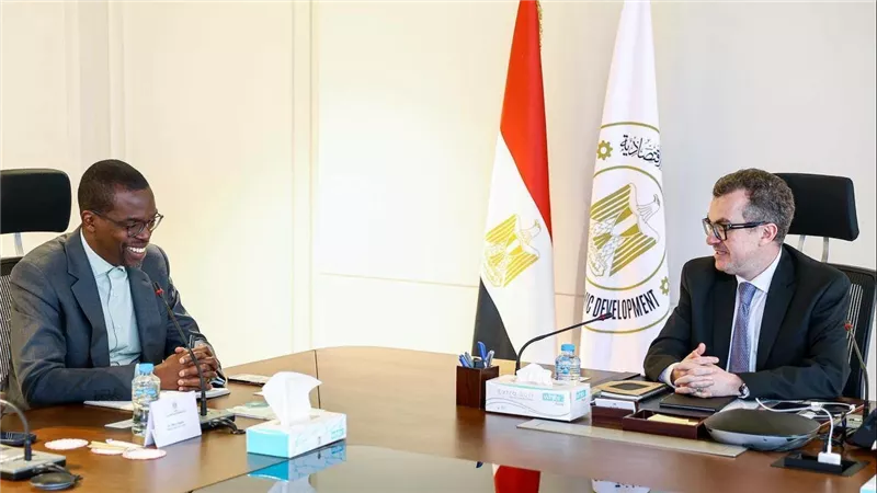 وزير التخطيط يبحث مع ممثلي البنك الإفريقي للتنمية سبل تعزيز التعاون لدفع مجالات التنمية الاقتصادية