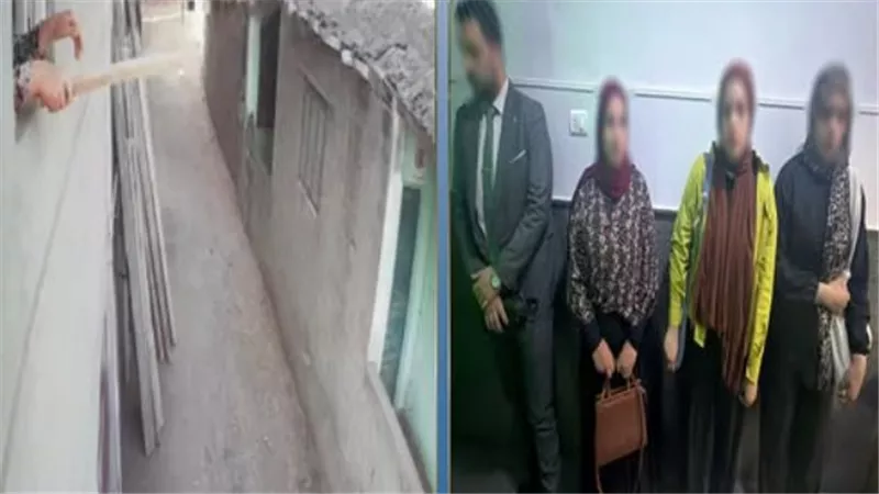  زوجة العم وبناتها يتعدين على منزل ابن شقيق زوجها بالشرقية والامن يضبط المتهمين