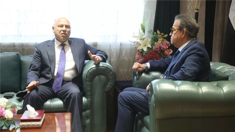 الدكتور خالد عبدالغفار يستقبل الفريق كامل الوزير لبحث عدد من ملفات التعاون الهامة