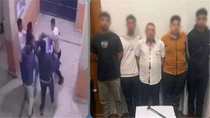 ضبط المتهمين بالتعدي على طالب واصابته بالغربية 