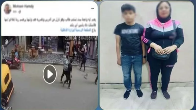  بسبب مشادة بعد الدرس..القبض على سيدة وابنها اعتديا على زميله بدسوق