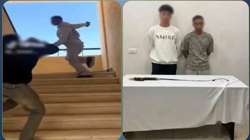 القبض على طالب بالسويس لاتهامهم بضرب زميله بكرباج داخل المدرسة