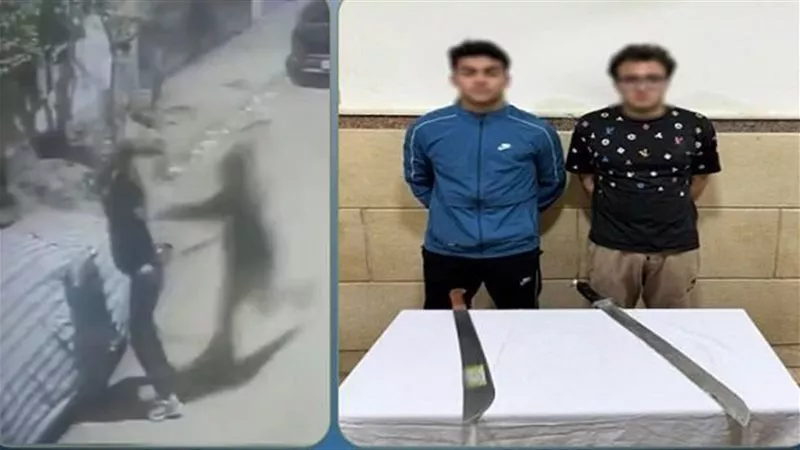  ضبط بطلي فيديو تحطيم سيارة الإسماعيلية بالأسلحة البيضاء