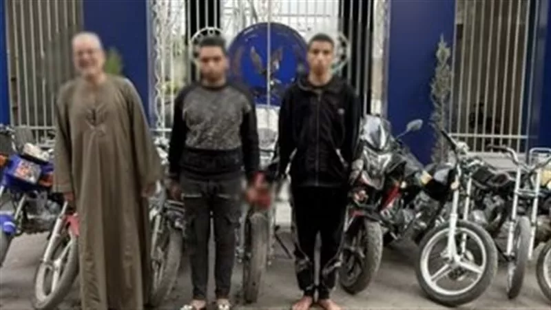 الداخلية تضبط عصابة سرقة الموتوسيكلات بالقاهرة بعد اعترافهم بـ7 وقائع