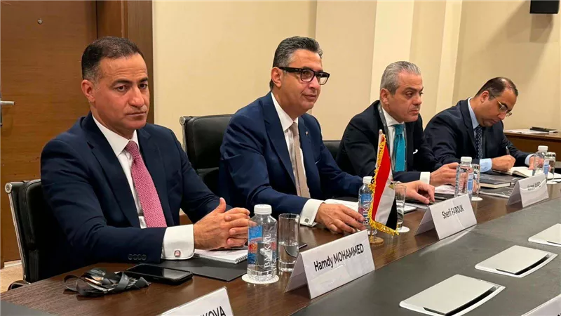 وزير التموين يواصل لقاءاته على هامش المنتدى الروسي الخامس للحبوب بسوتشي