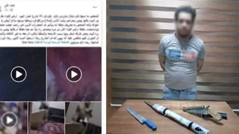 القبض على عاطل اعتدى على والدته بأسلحة نارية وبيضاء 