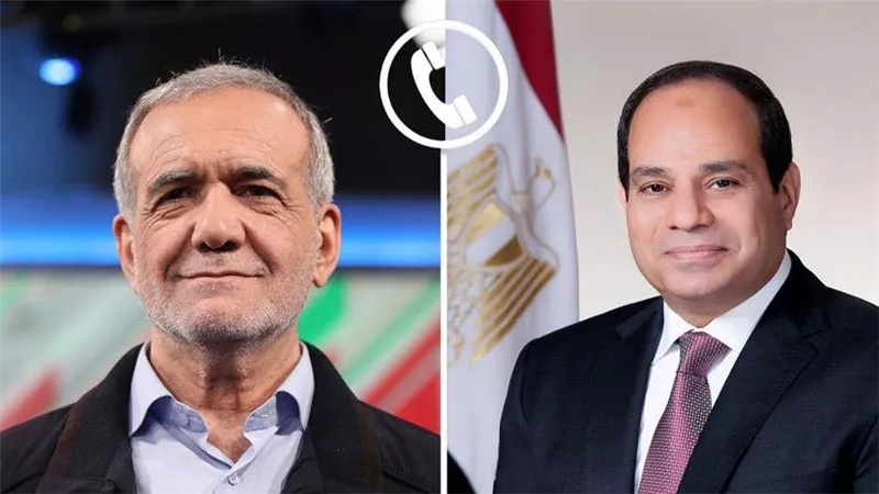 رئيس إيران للرئيس السيسى: حريصون على تعزيز العلاقات الأخوية مع الدول العربية