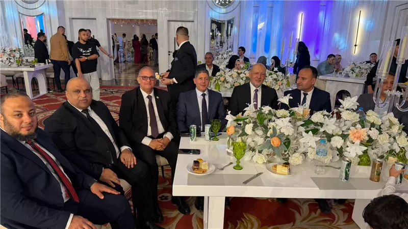 زفاف ريم خالد ابنة مساعد رئيس حزب «المصريين» في حفل كبير بحضور قيادات سياسية واقتصادية وقانونية