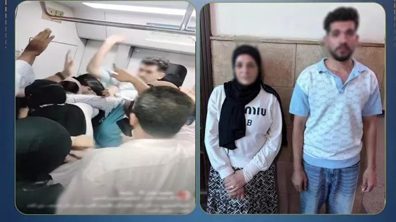 القبض على طرفي مشاجرة مترو الأنفاق داخل عربة السيدات بمحطة بكوبري القبة