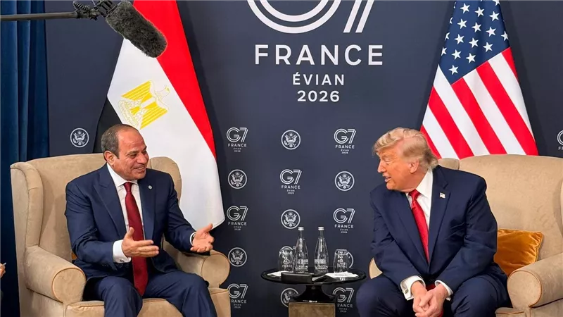 الرئيس السيسى وترامب يتفقان على تكثيف التشاور والتنسيق السياسى بين مصر وأمريكا