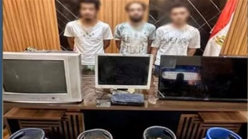 القبض على 3 أشخاص لاتهامهم بسرقة 5 شقق في روض الفرج