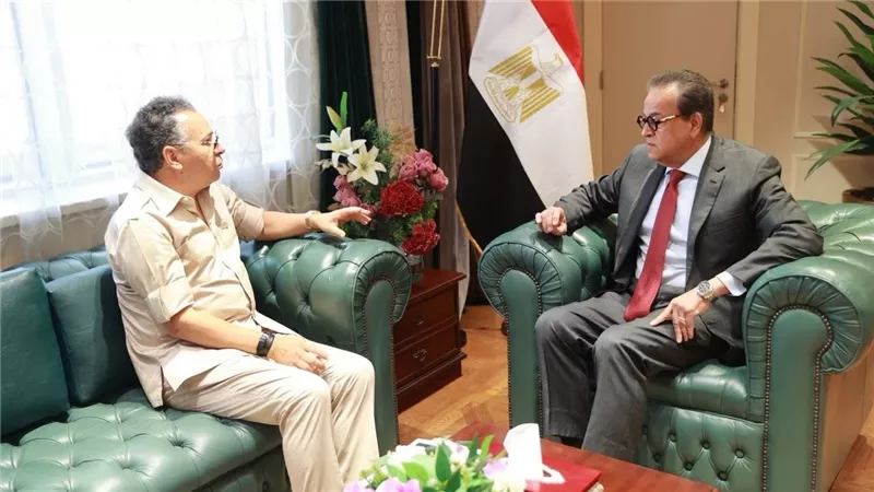 وزير الصحة يبحث مع مجموعة «سان دوناتو» الإيطالية معدلات تنفيذ مستشفى هليوبوليس الجديد وخطط الاستثمار المستقبلية