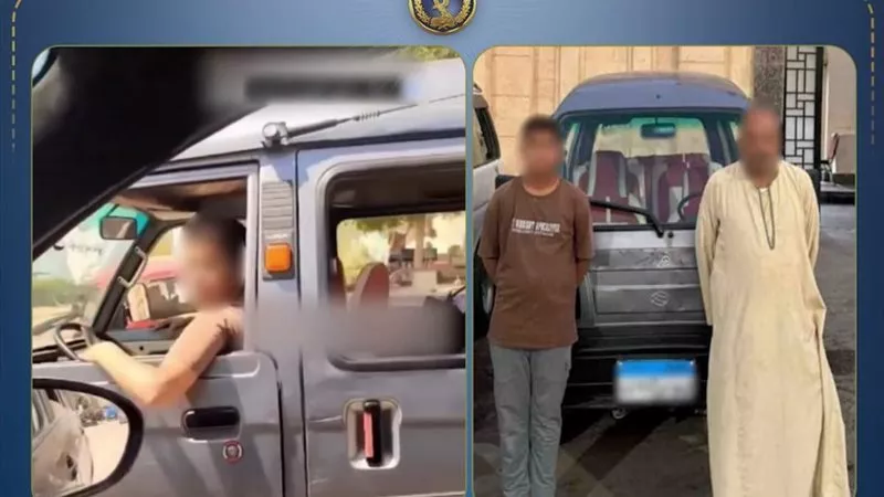 عرض حياة المواطنين للخطر.. ضبط طفل يقود سيارة فان بالجيزة