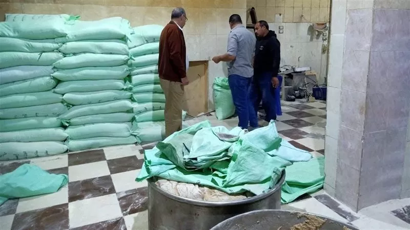 ضبط 24 طن دقيق خلال حملات مكثفة للداخلية على المخابز المخالفة