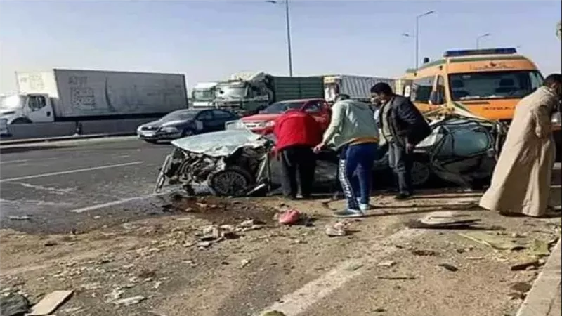 ارتفاع حصيلة وفيات حادث الطريق الأوسطي إلى شخصين وإصابة 10